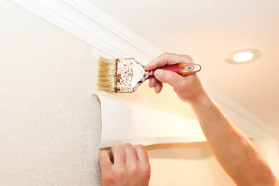 Pose de papier peint à Rethondes — revêtements muraux et toiles de verre